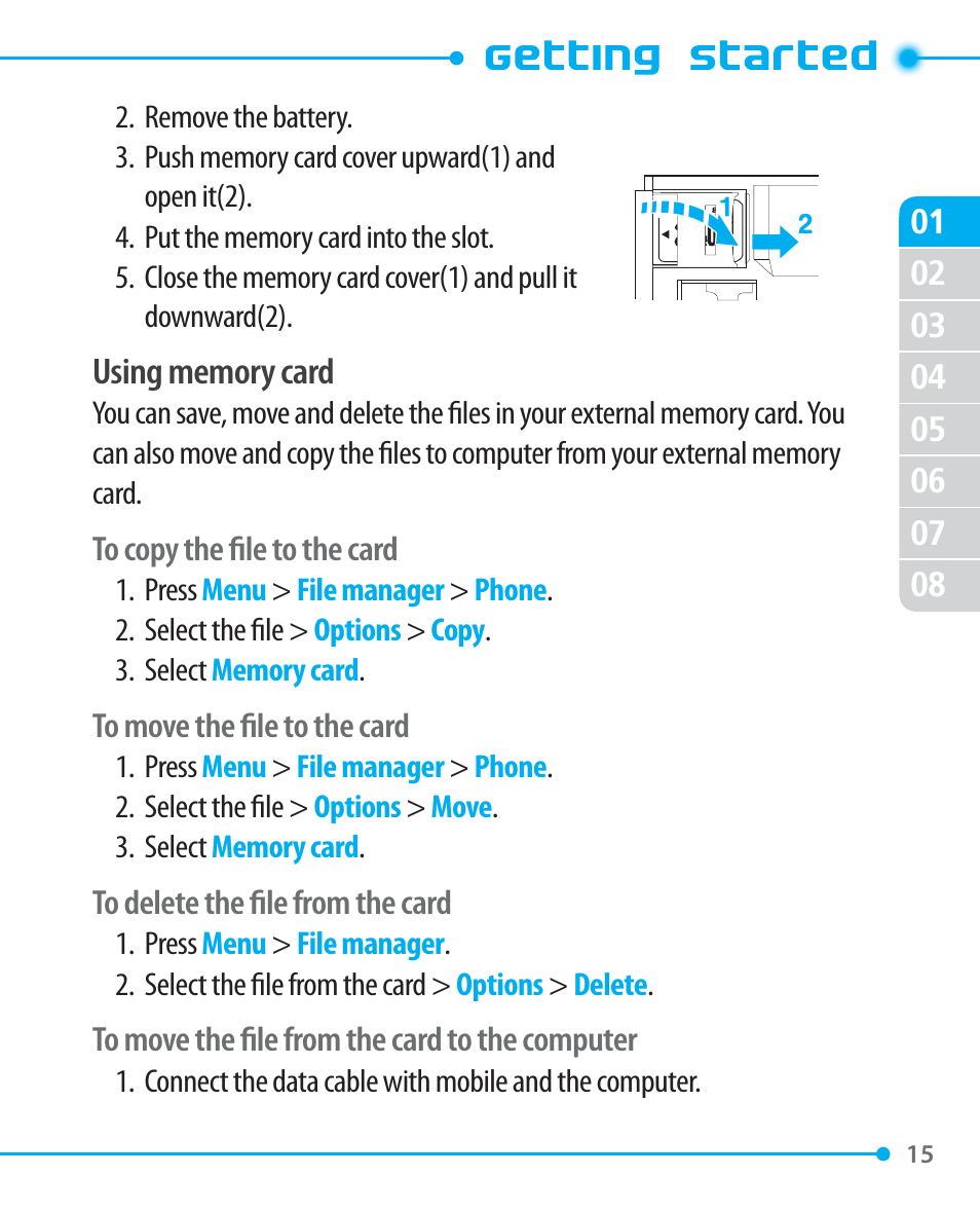 Pantech P1000 User Manual | Page 16 / 97