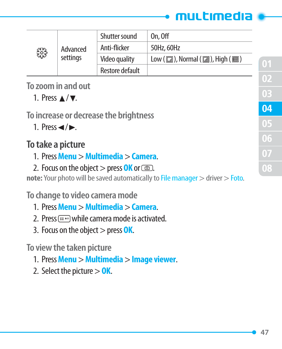 Pantech P1000 User Manual | Page 48 / 97