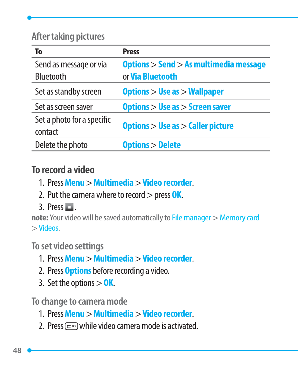 Pantech P1000 User Manual | Page 49 / 97