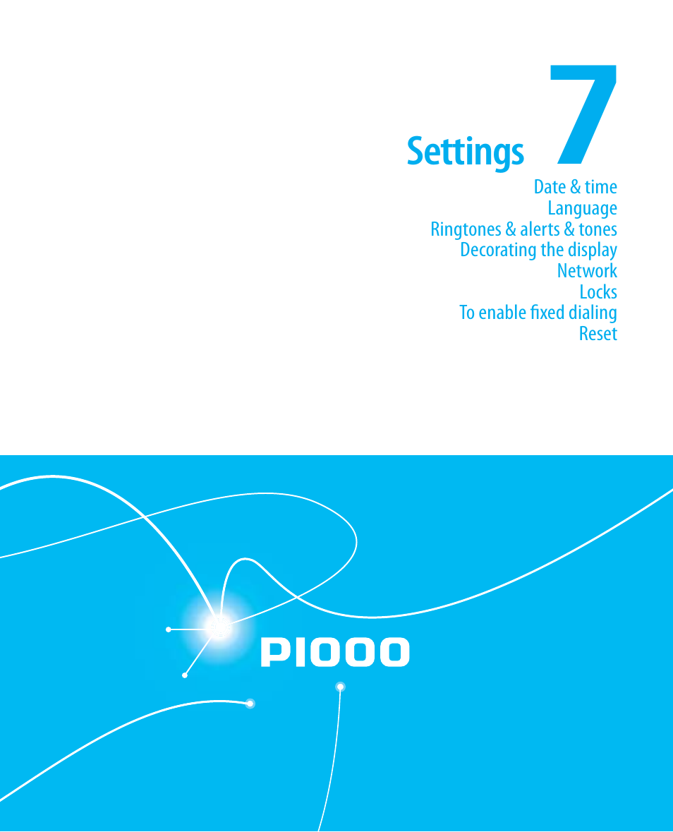 Settings | Pantech P1000 User Manual | Page 76 / 97