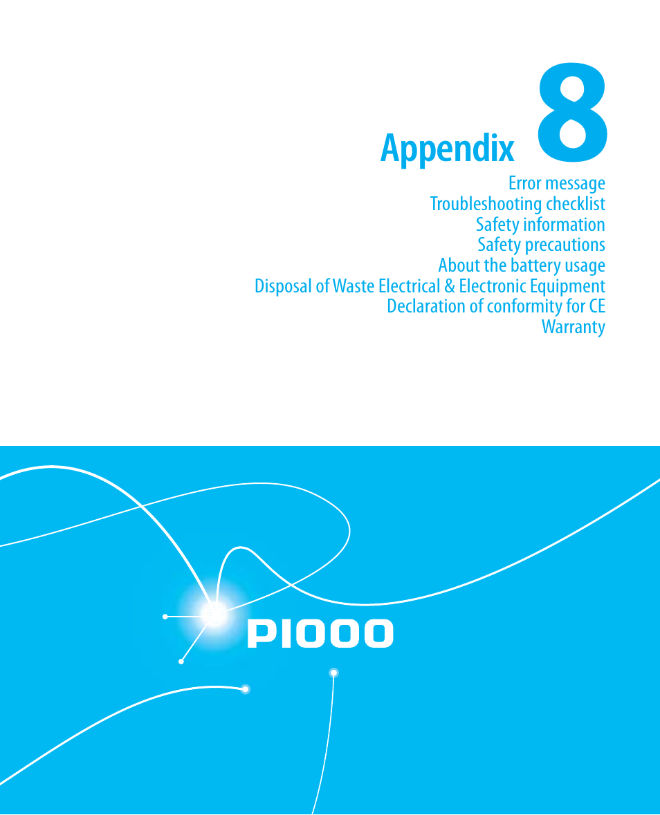 Appendix | Pantech P1000 User Manual | Page 82 / 97