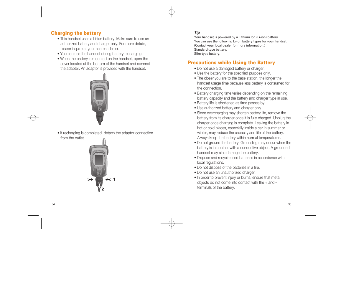 Pantech GF200 User Manual | Page 18 / 76