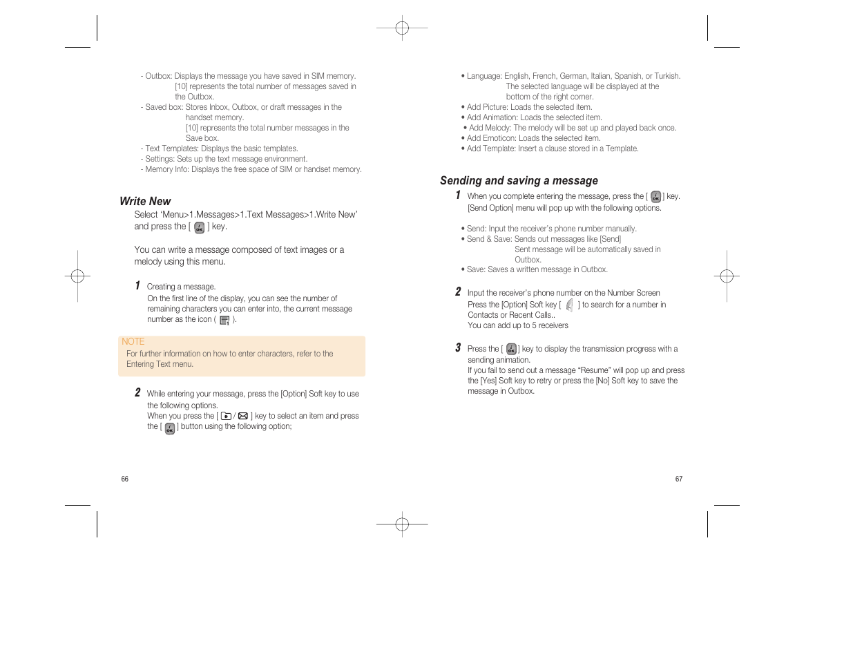Pantech GF200 User Manual | Page 34 / 76
