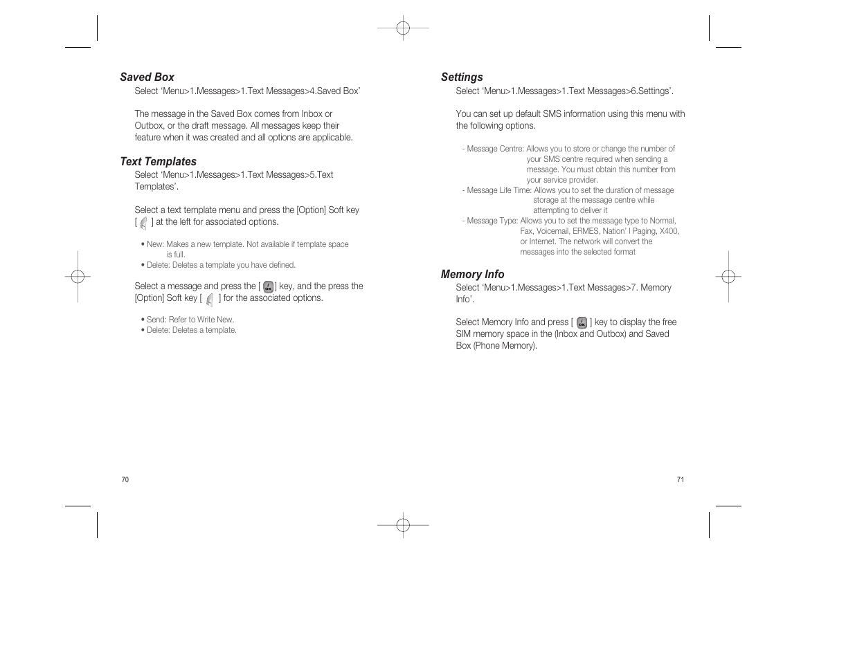 Pantech GF200 User Manual | Page 36 / 76