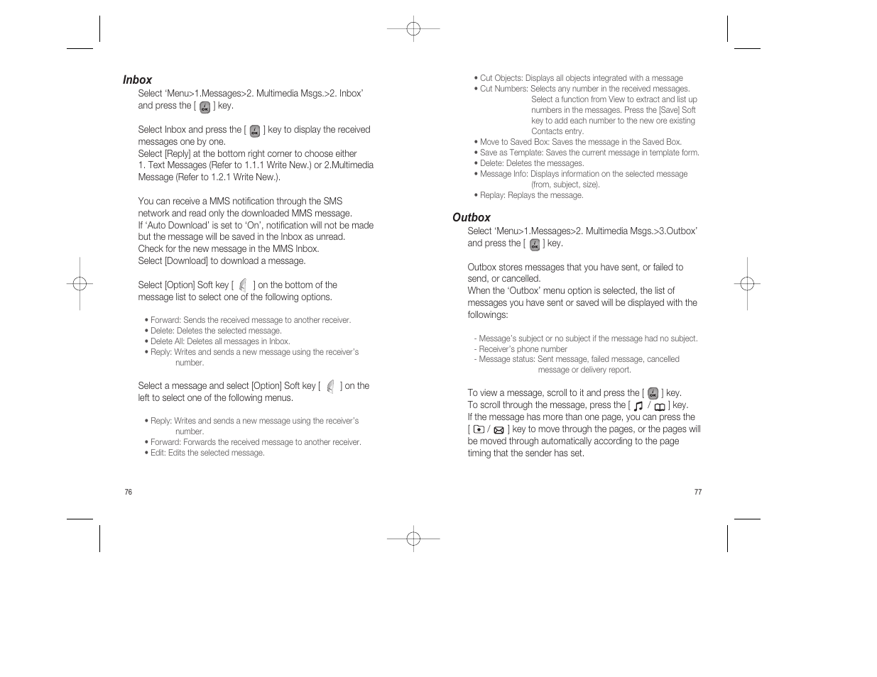 Pantech GF200 User Manual | Page 39 / 76