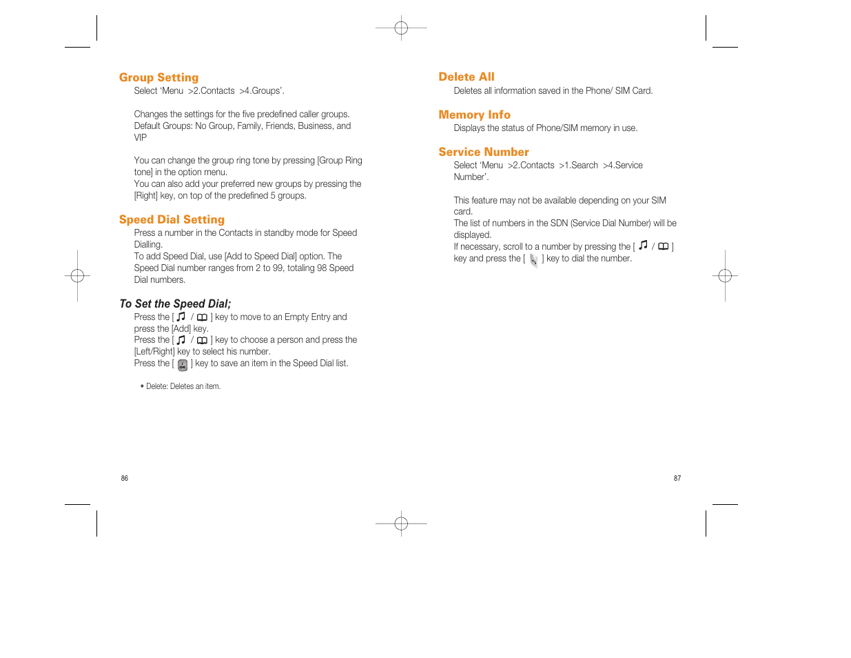 Pantech GF200 User Manual | Page 44 / 76