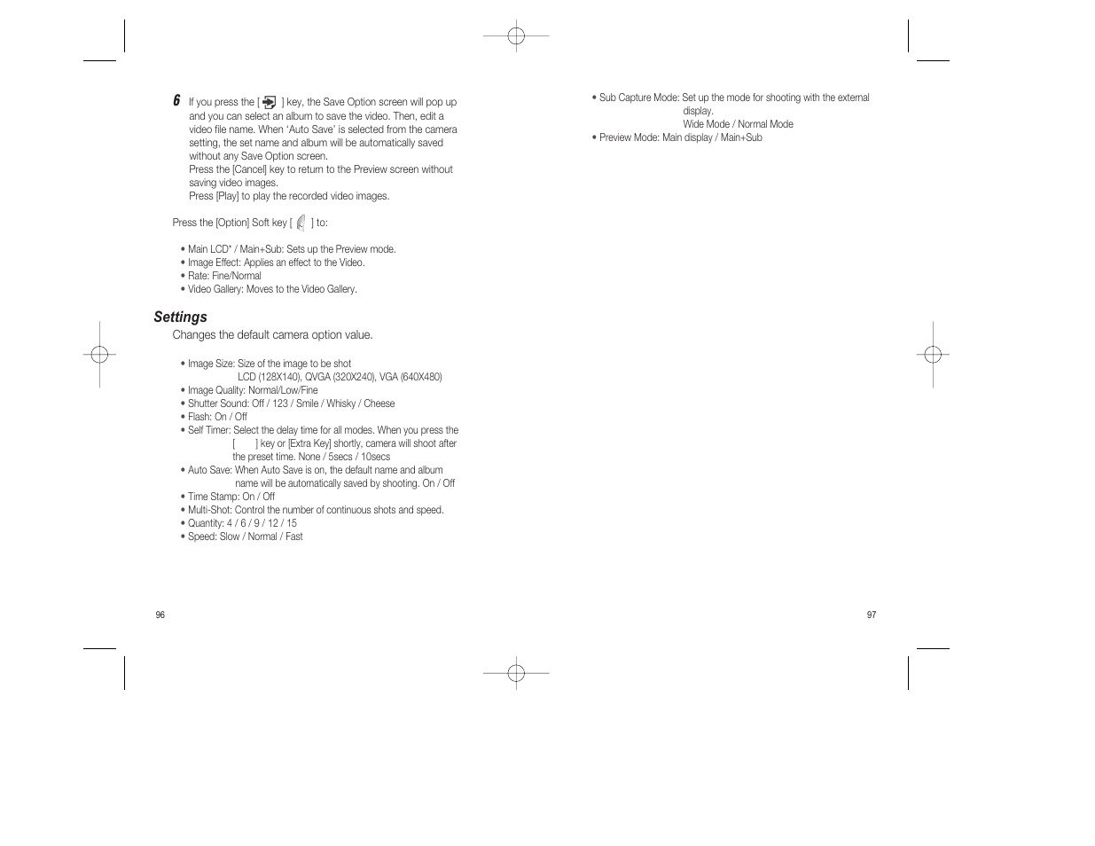 Settings | Pantech GF200 User Manual | Page 49 / 76