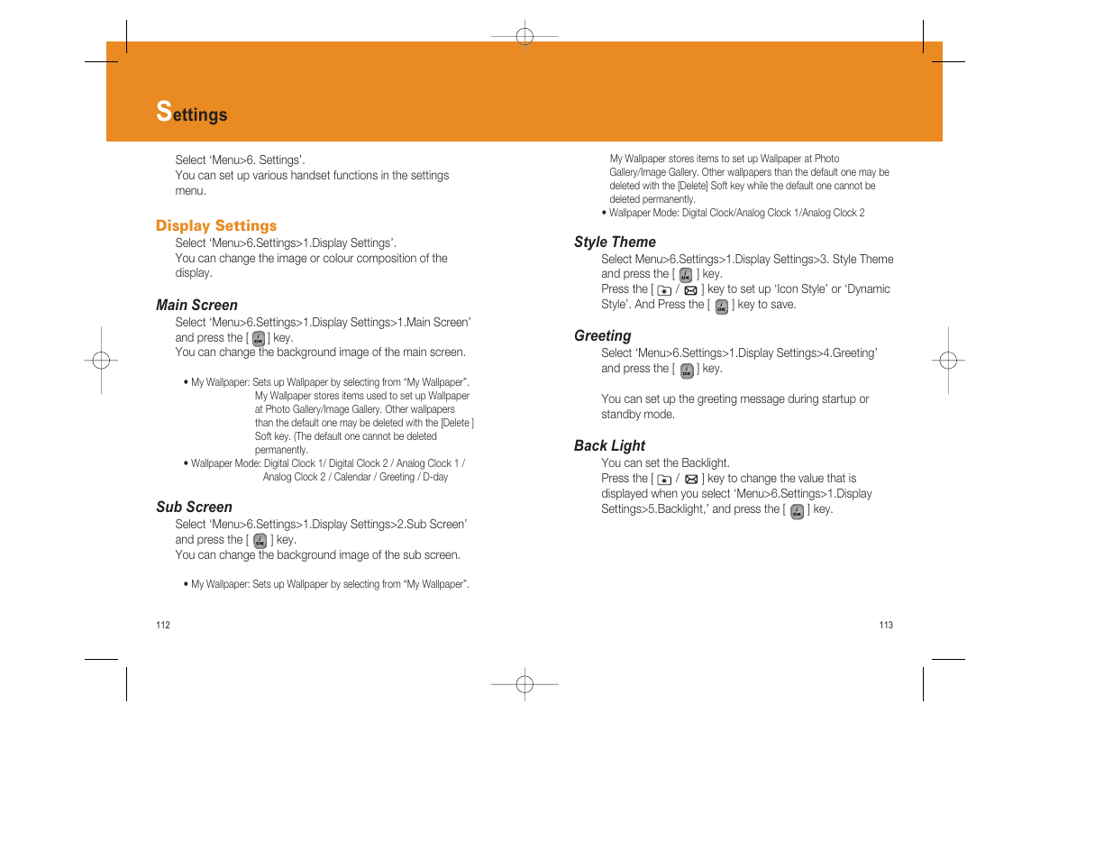 Ettings | Pantech GF200 User Manual | Page 57 / 76