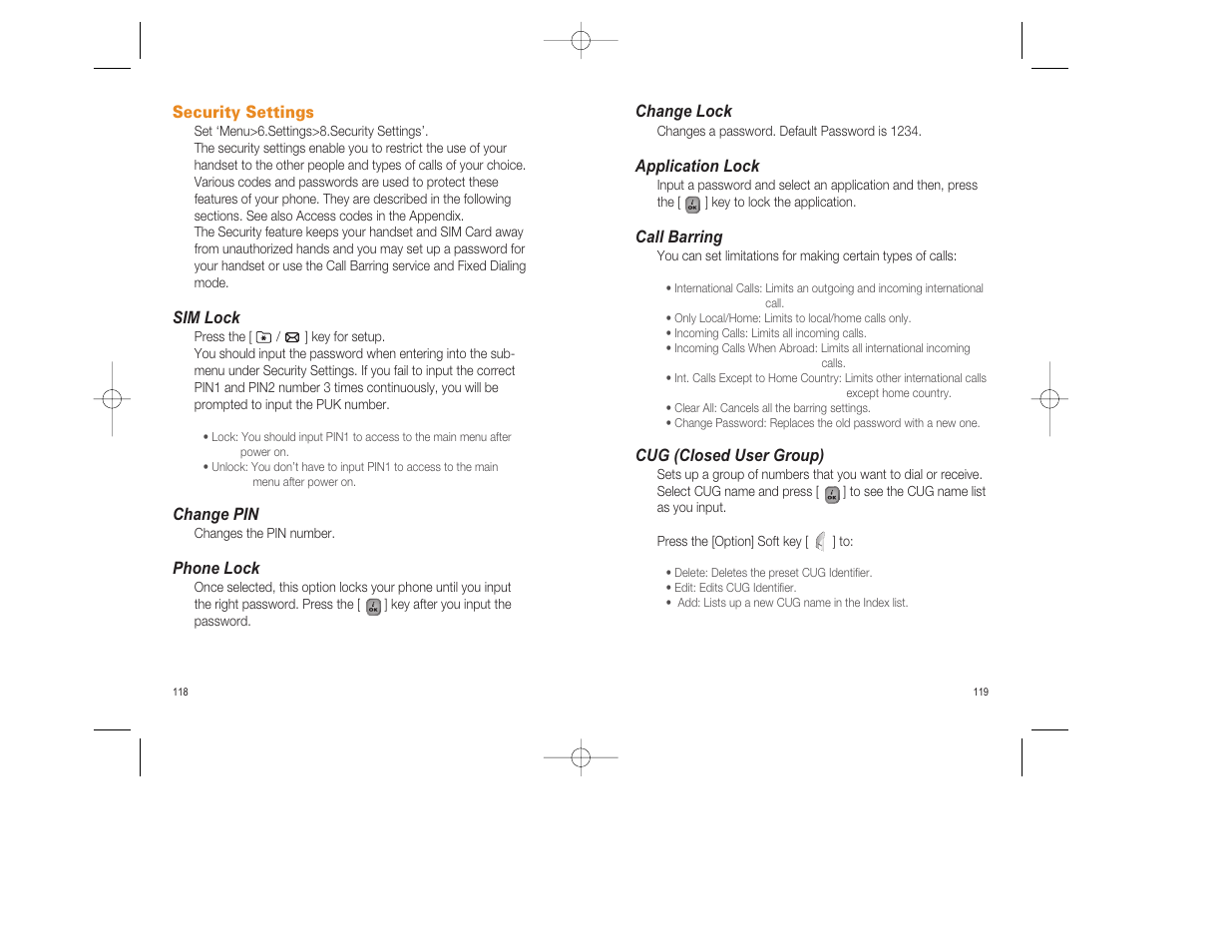 Pantech GF200 User Manual | Page 60 / 76