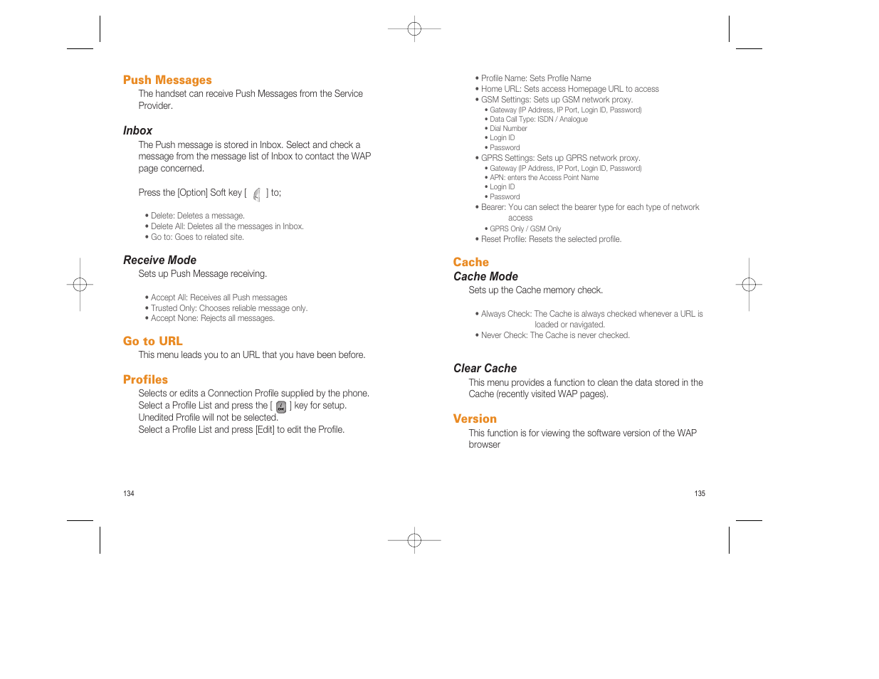 Pantech GF200 User Manual | Page 68 / 76
