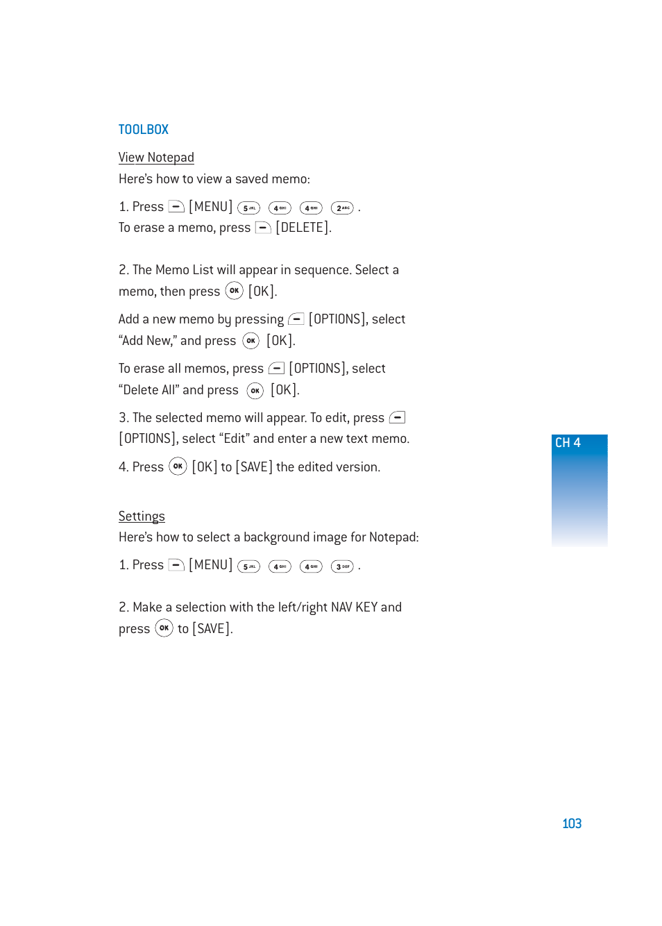 Pantech DM-P205 User Manual | Page 105 / 149