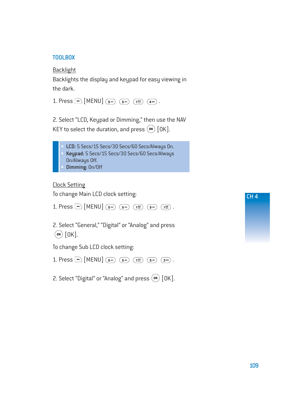 Pantech DM-P205 User Manual | Page 111 / 149