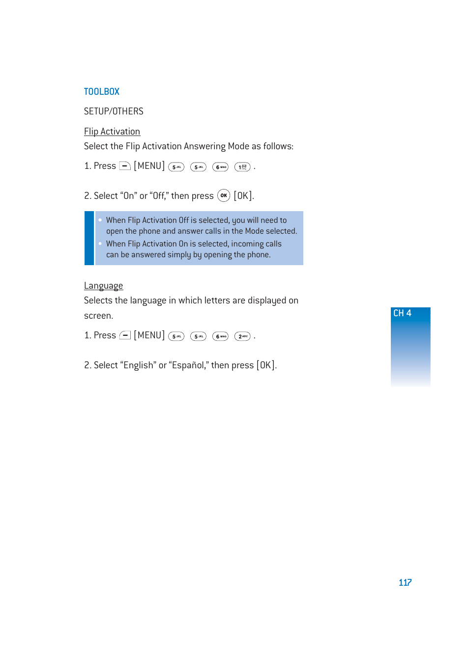 Pantech DM-P205 User Manual | Page 119 / 149