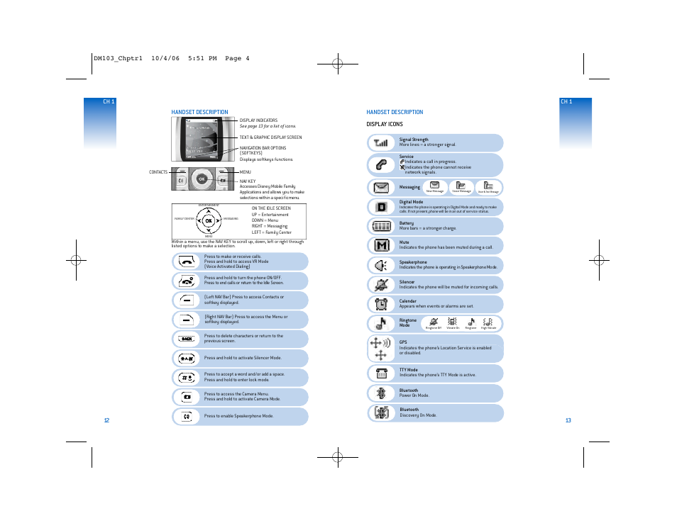Ch 1 | Pantech DM-P205 User Manual | Page 14 / 149