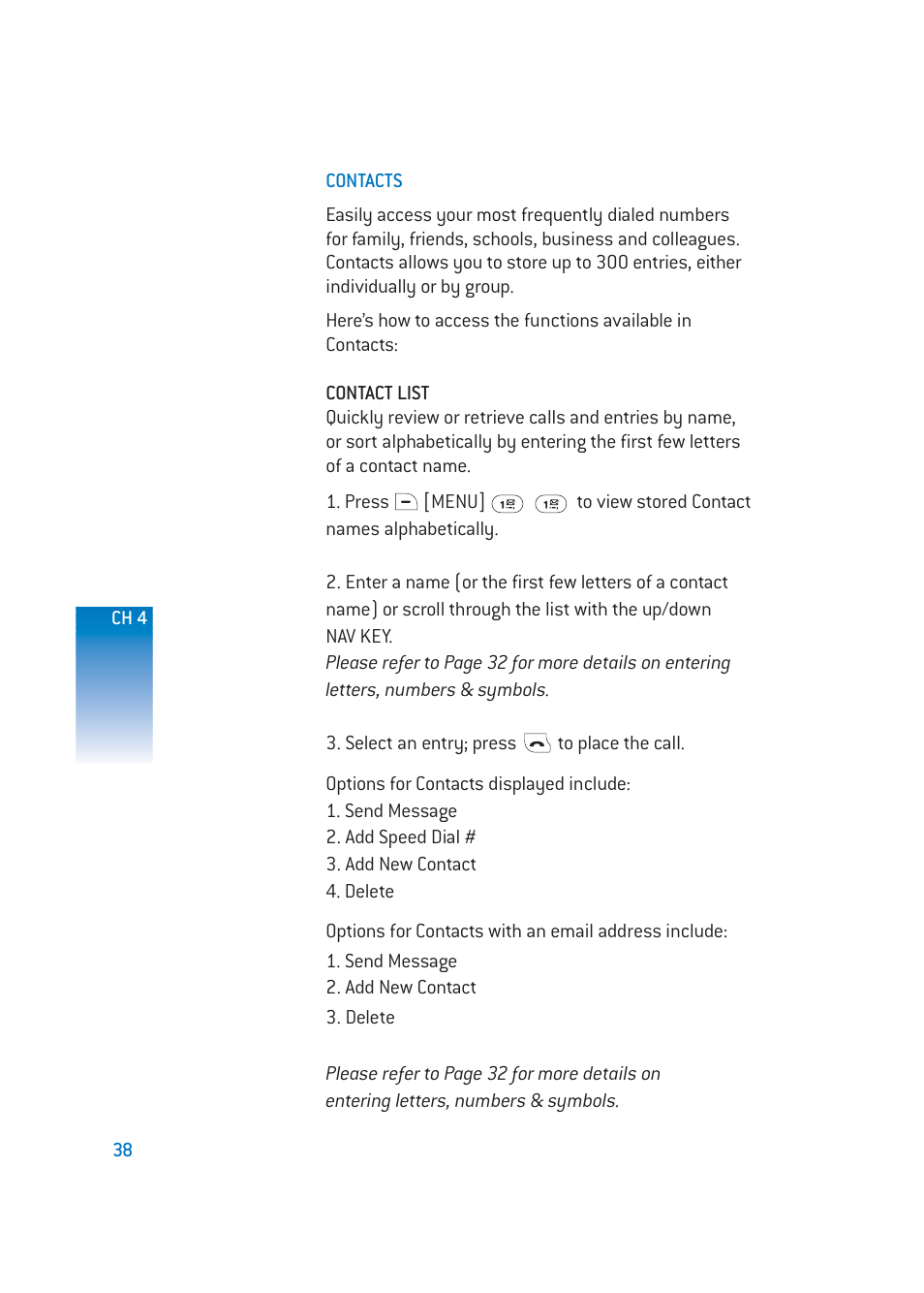 Pantech DM-P205 User Manual | Page 40 / 149