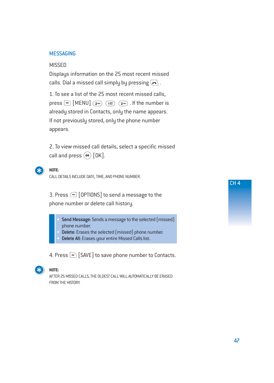 Pantech DM-P205 User Manual | Page 49 / 149