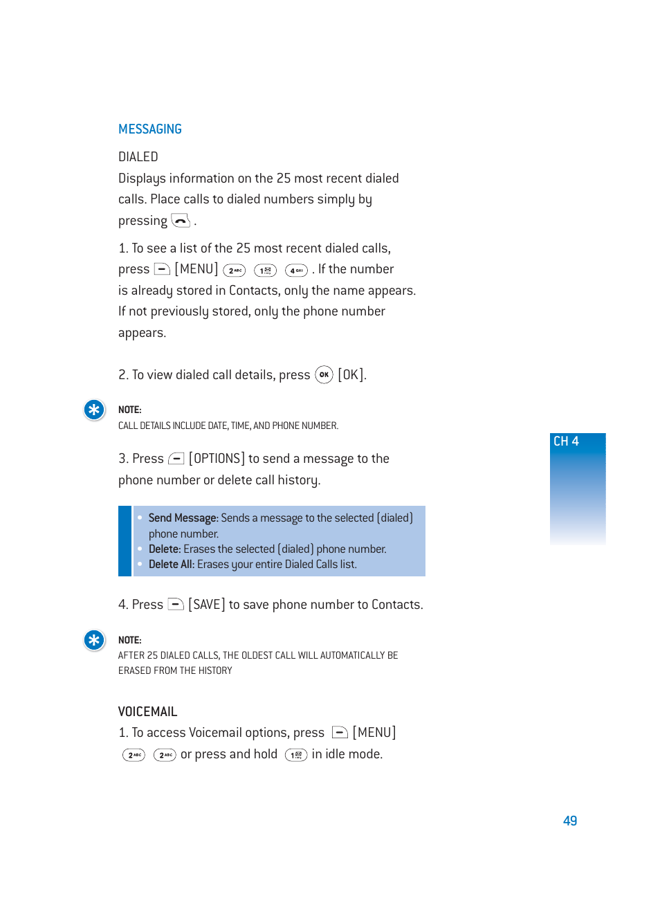 Pantech DM-P205 User Manual | Page 51 / 149