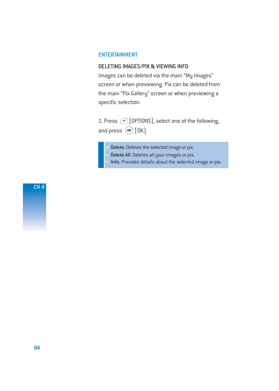 Pantech DM-P205 User Manual | Page 86 / 149