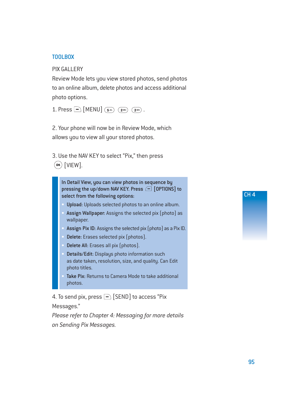 Pantech DM-P205 User Manual | Page 97 / 149