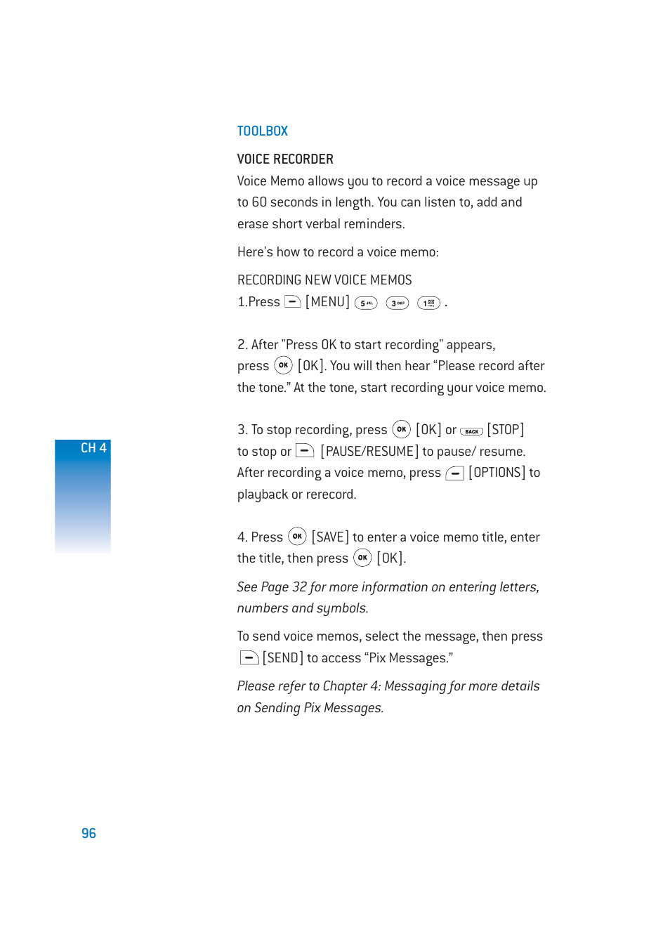 Pantech DM-P205 User Manual | Page 98 / 149