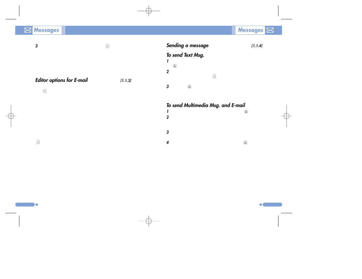 Messages | Pantech PG-3500 User Manual | Page 35 / 78