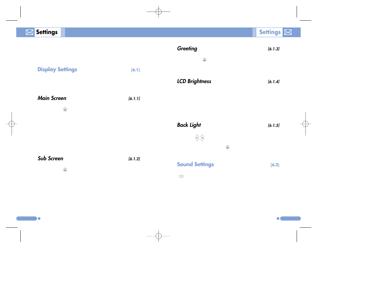 Settings | Pantech PG-3500 User Manual | Page 54 / 78