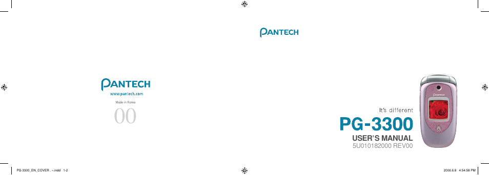 Pantech PG-3300 User Manual | 105 pages