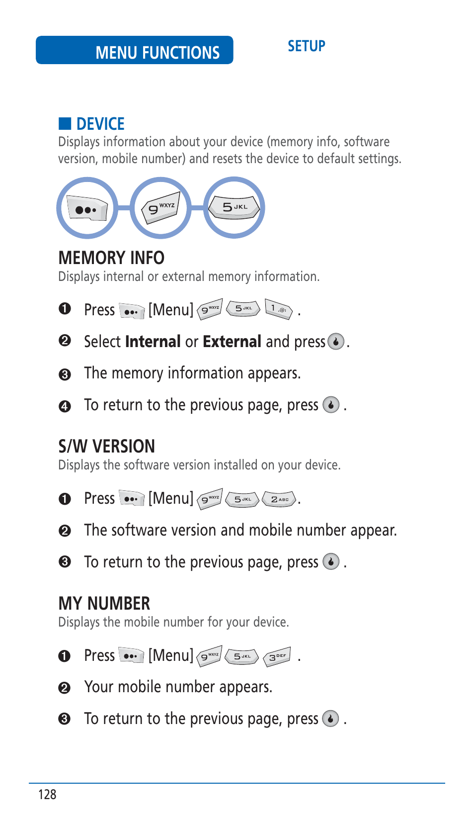 Pantech HERO Cell phone User Manual | Page 128 / 158