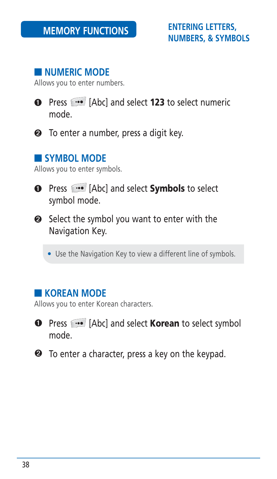 Pantech HERO Cell phone User Manual | Page 38 / 158