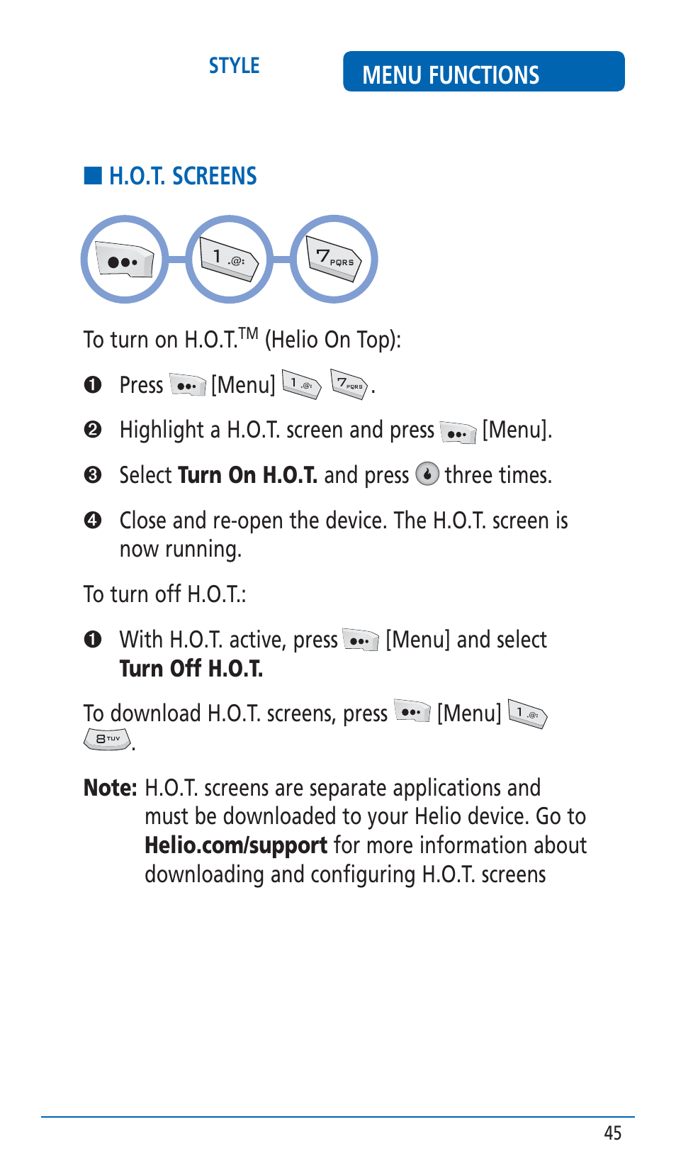 Pantech HERO Cell phone User Manual | Page 45 / 158