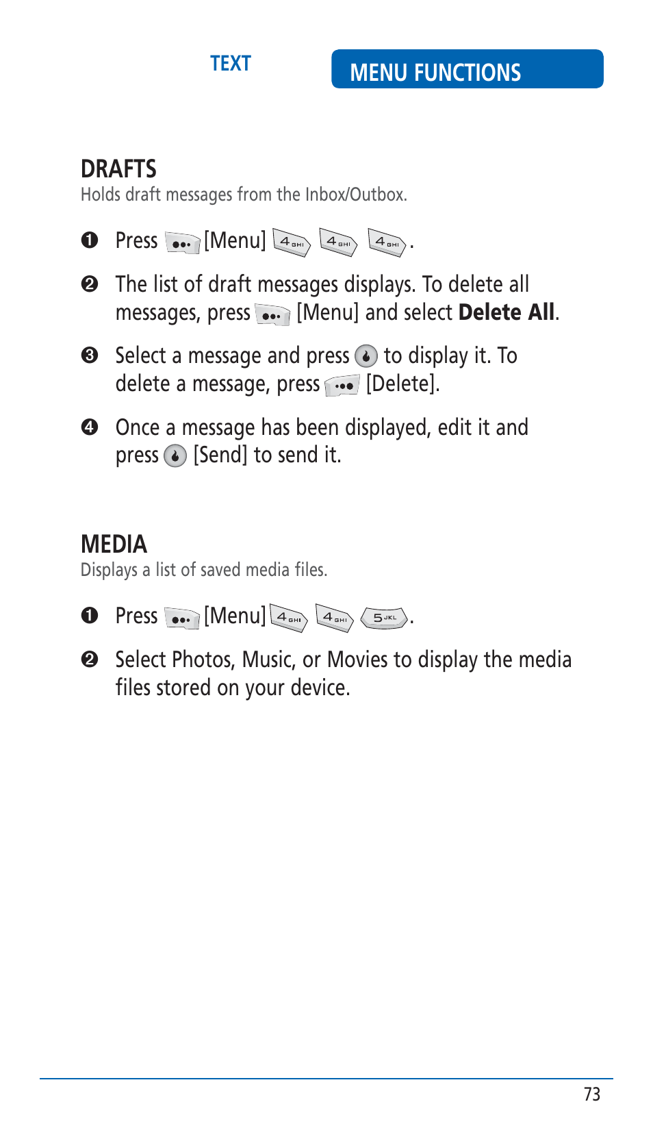 Pantech HERO Cell phone User Manual | Page 73 / 158