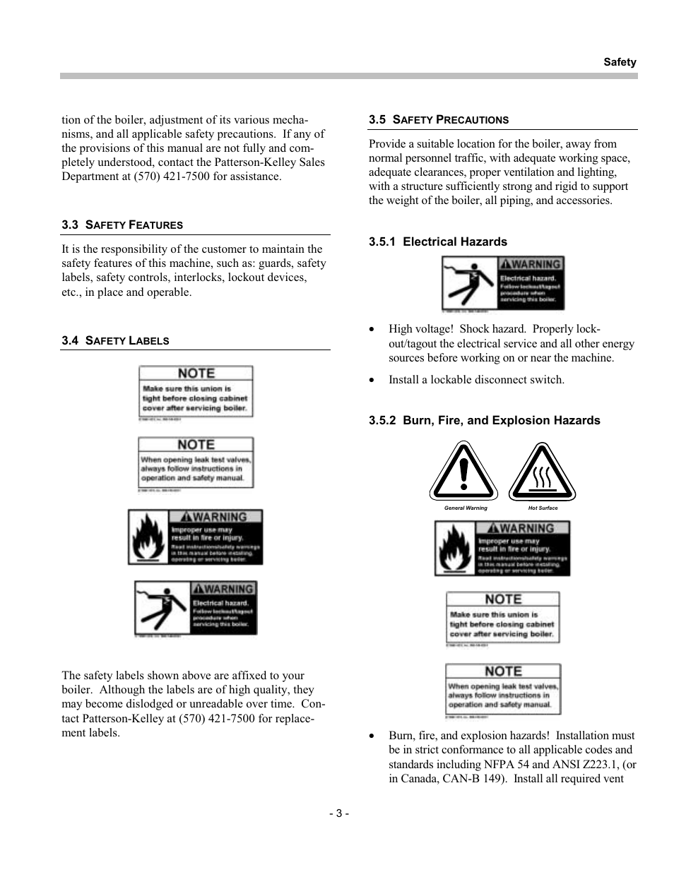 Patterson-Kelley TBIG-03 User Manual | Page 5 / 24