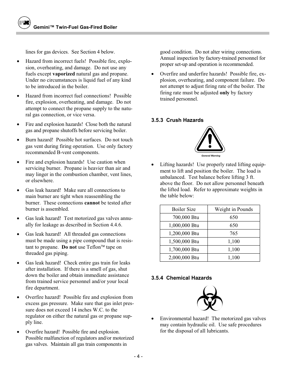 Patterson-Kelley TBIG-03 User Manual | Page 6 / 24