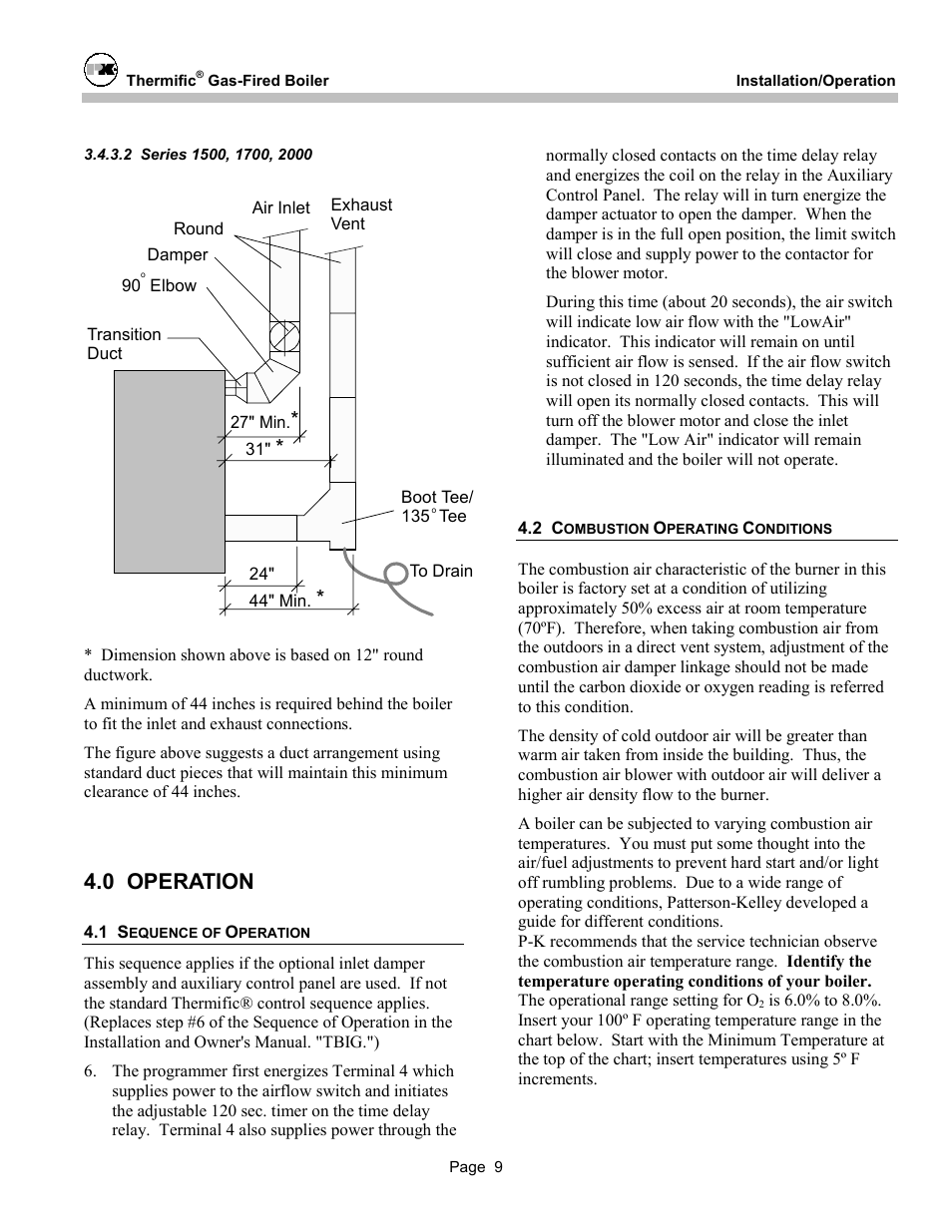 0 operation | Patterson-Kelley DVSCM-02 User Manual | Page 11 / 26