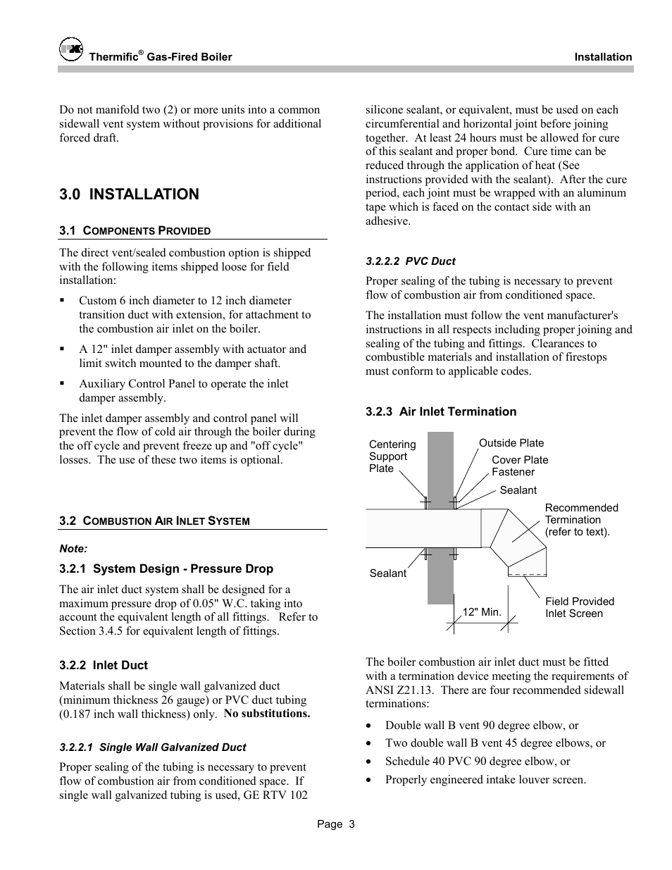 0 installation | Patterson-Kelley DVSCM-02 User Manual | Page 5 / 26