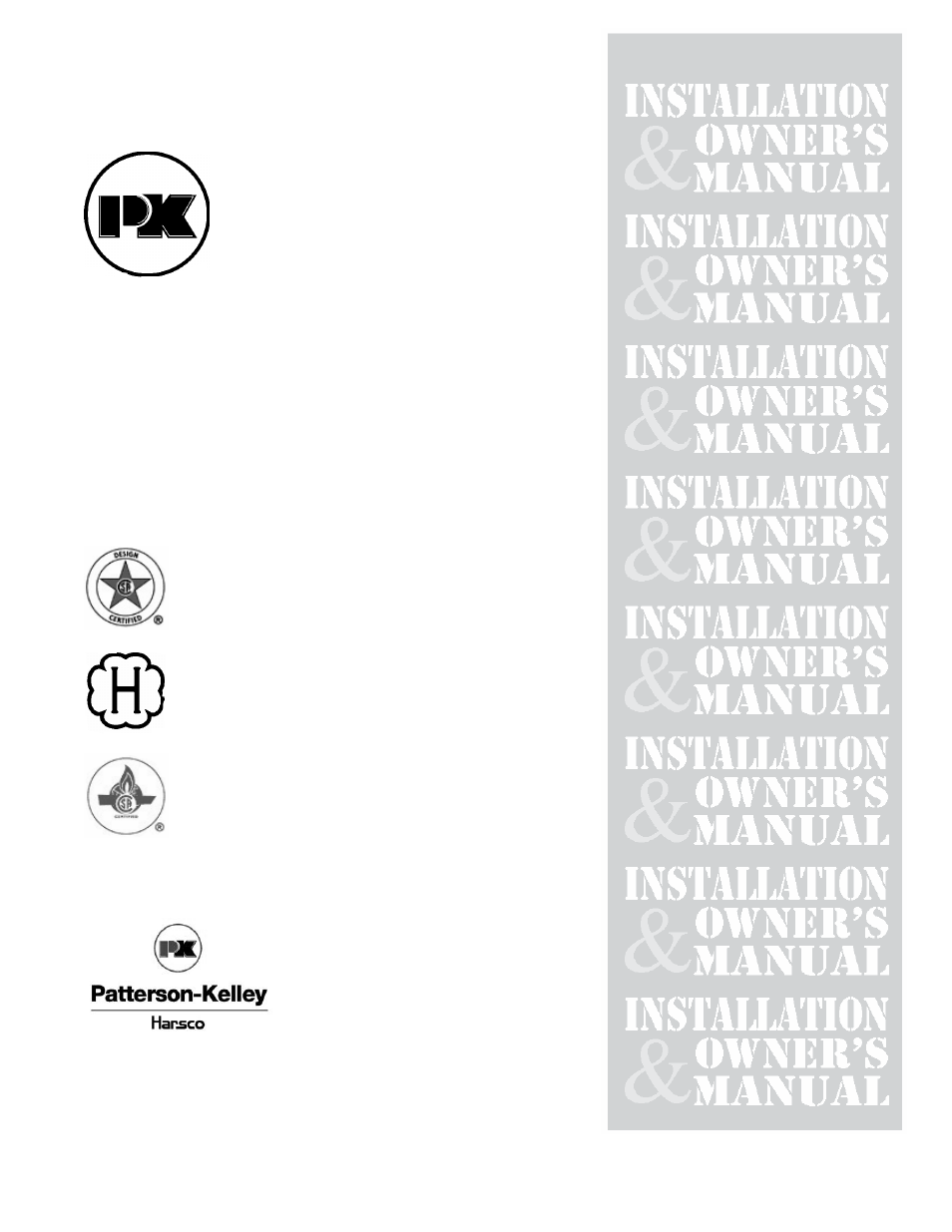 Patterson-Kelley MACH-05 User Manual | 59 pages
