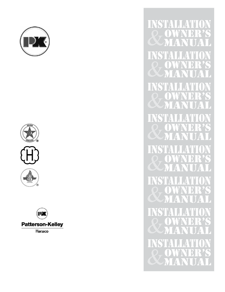 Patterson-Kelley MOD-04 User Manual | 54 pages