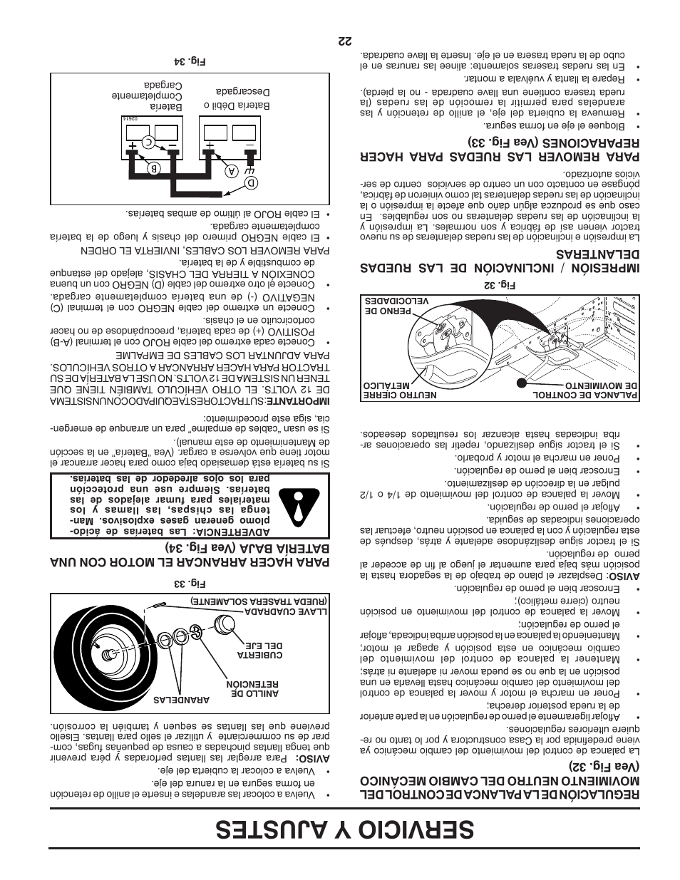 Servicio y ajustes | Poulan Pro PB20H42YT User Manual | Page 35 / 56