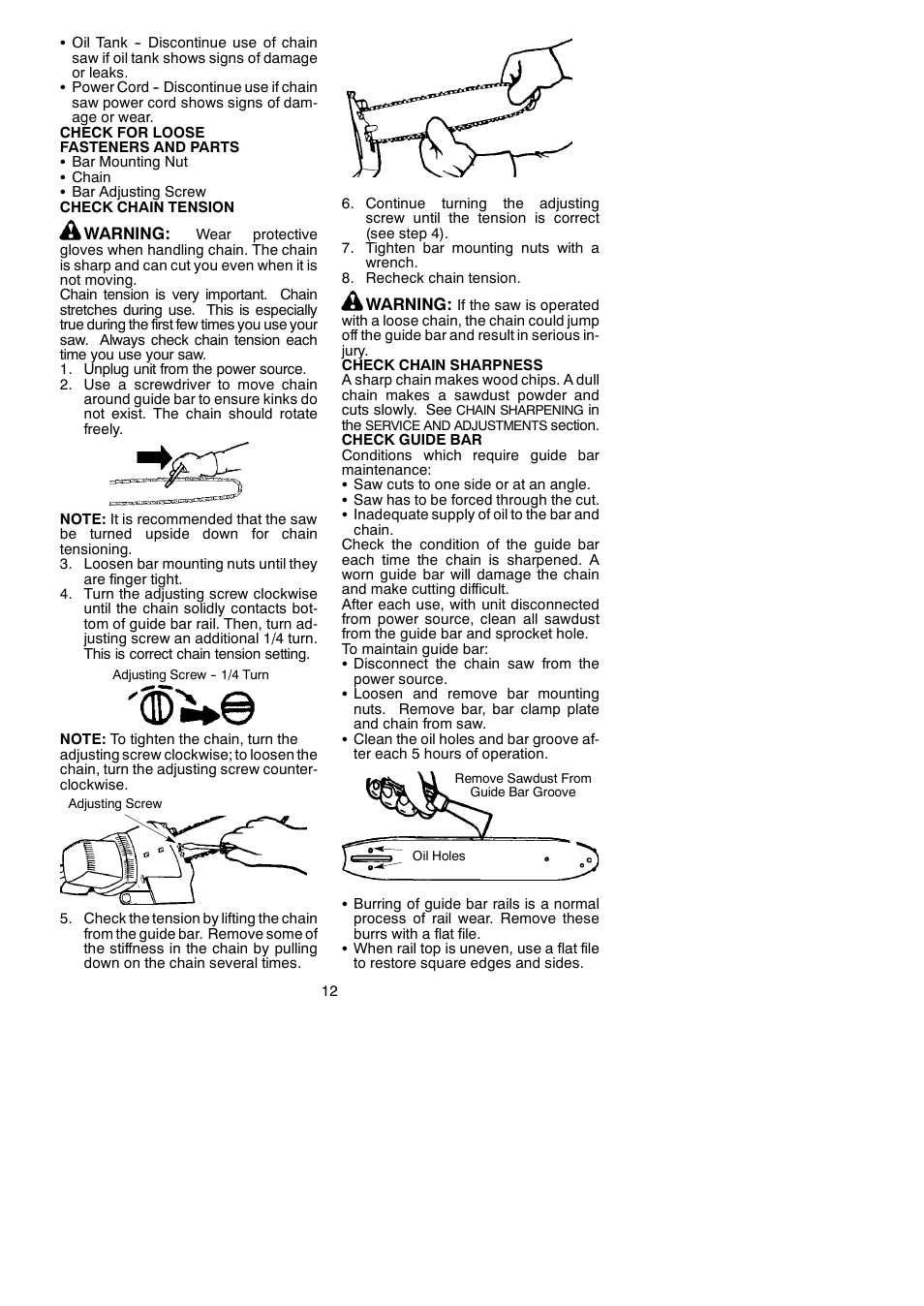 Poulan Pro 1420 User Manual | Page 12 / 15