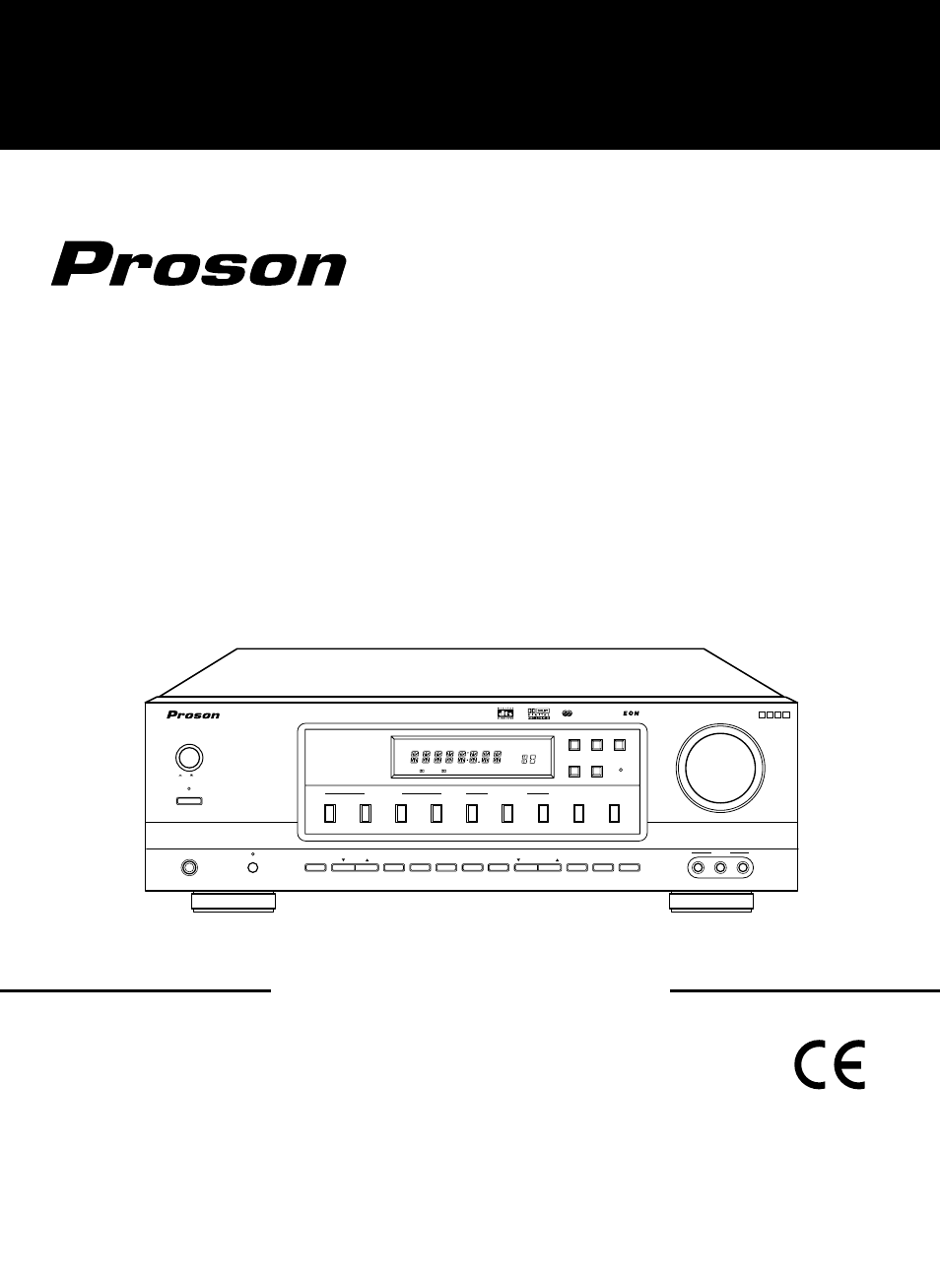 Proson RV-2300DTS User Manual | 28 pages