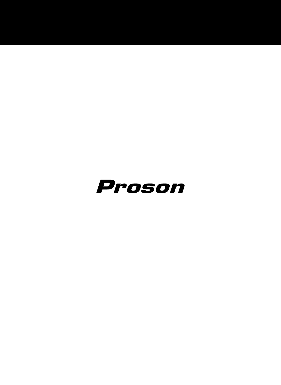 Proson RV-2300DTS User Manual | Page 28 / 28