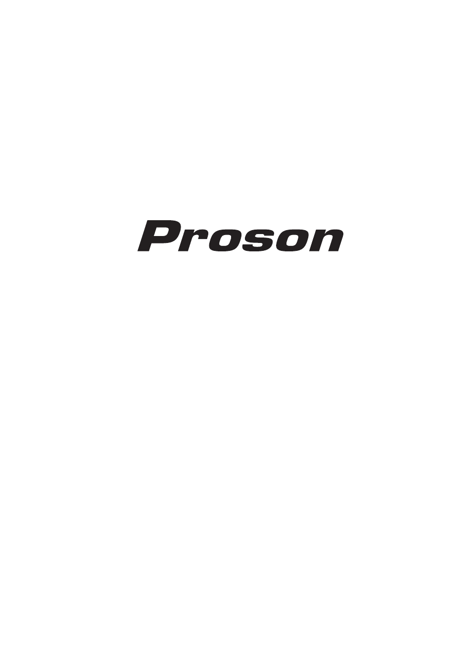 Proson RV 2200 User Manual | 19 pages