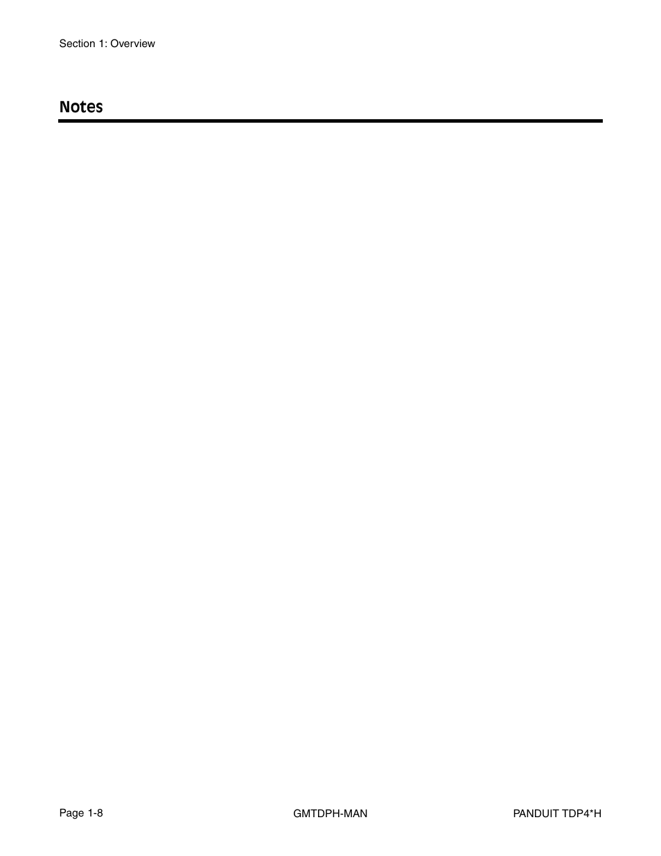 Panduit TDP46H User Manual | Page 12 / 84