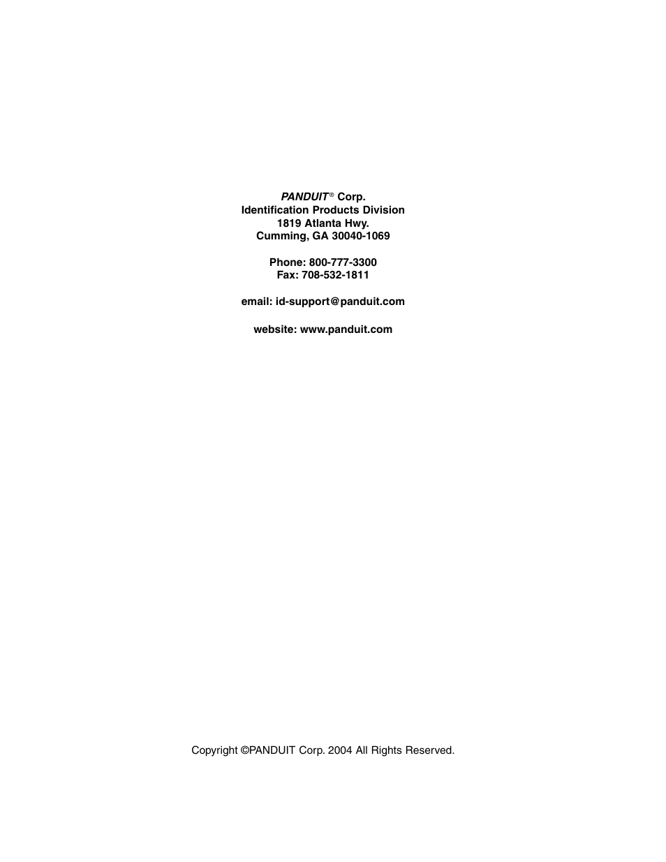 Panduit TDP46H User Manual | Page 2 / 84