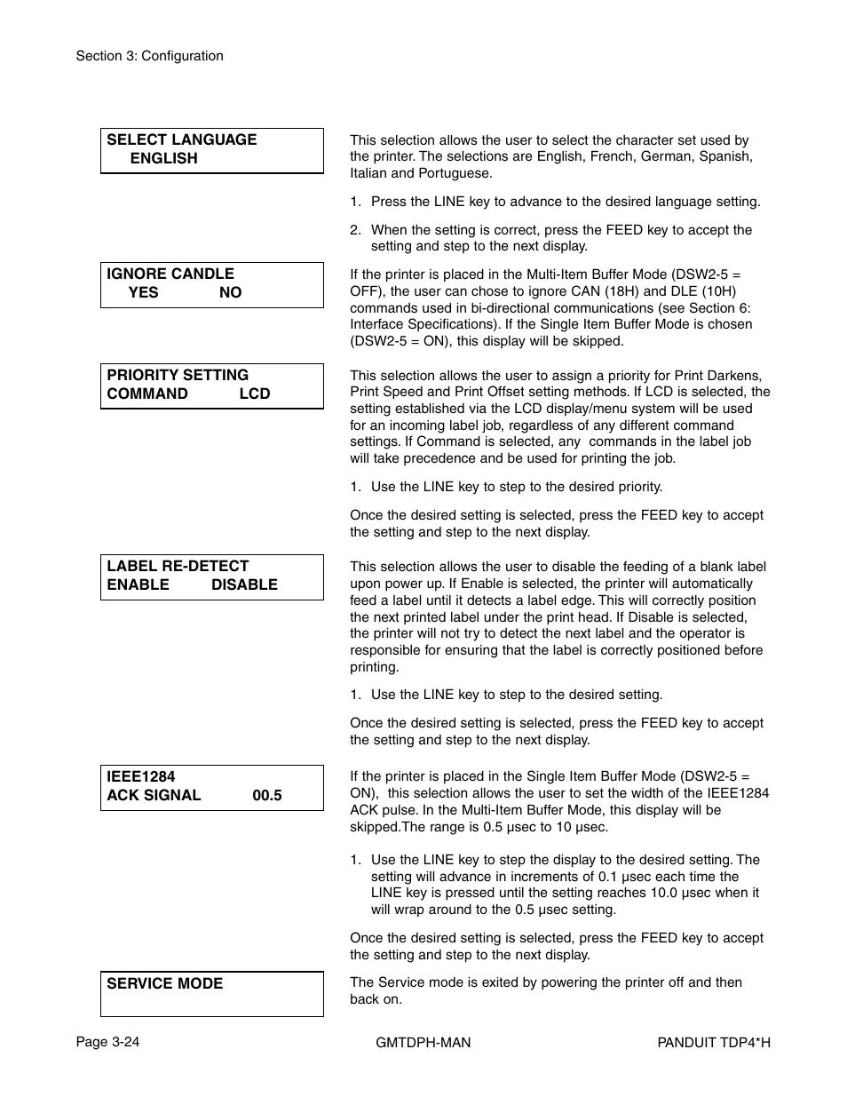 Panduit TDP46H User Manual | Page 50 / 84