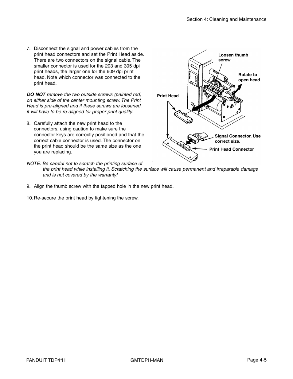 Panduit TDP46H User Manual | Page 59 / 84