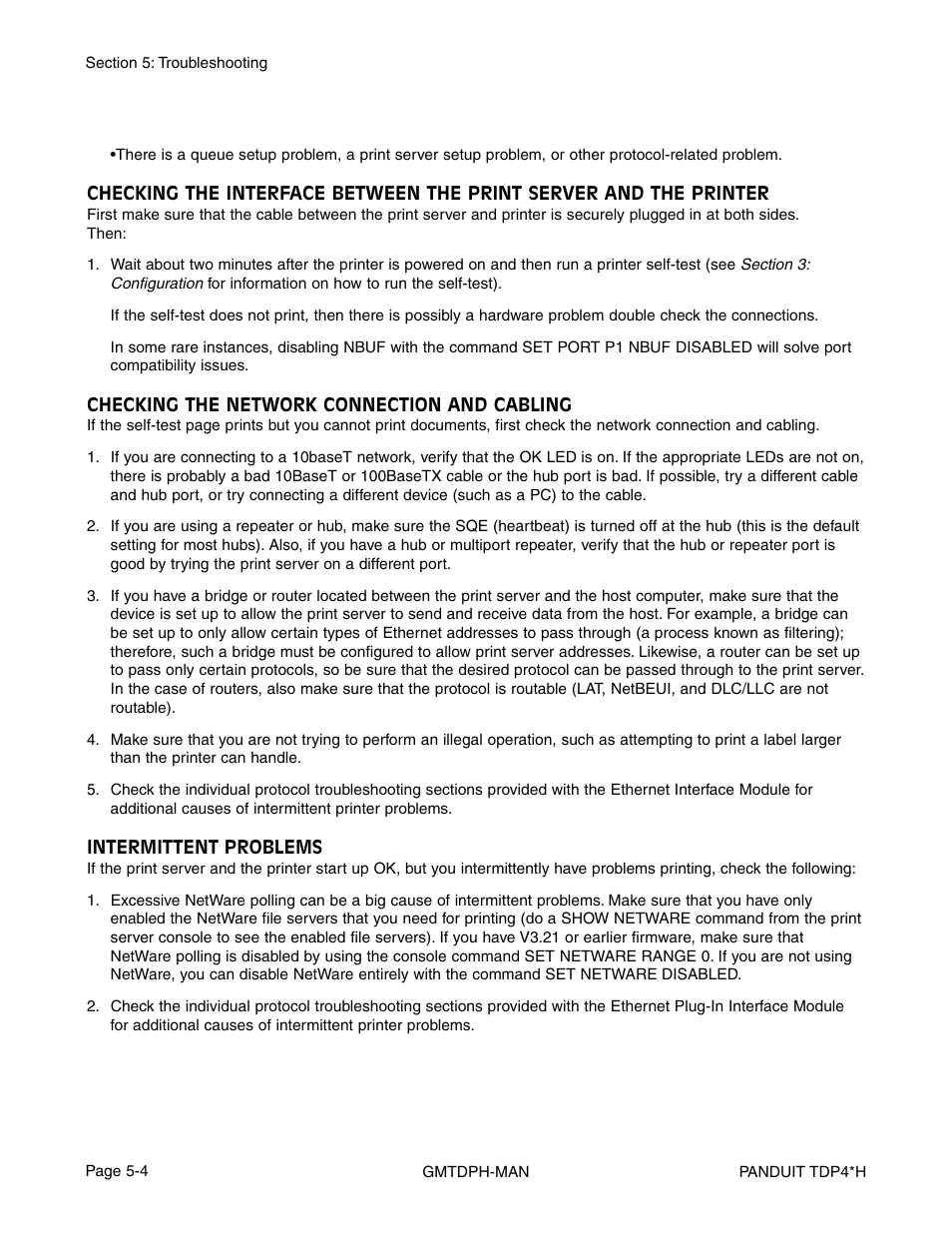 Panduit TDP46H User Manual | Page 64 / 84