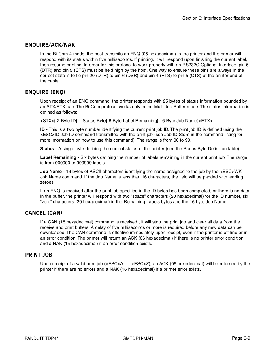 Panduit TDP46H User Manual | Page 75 / 84