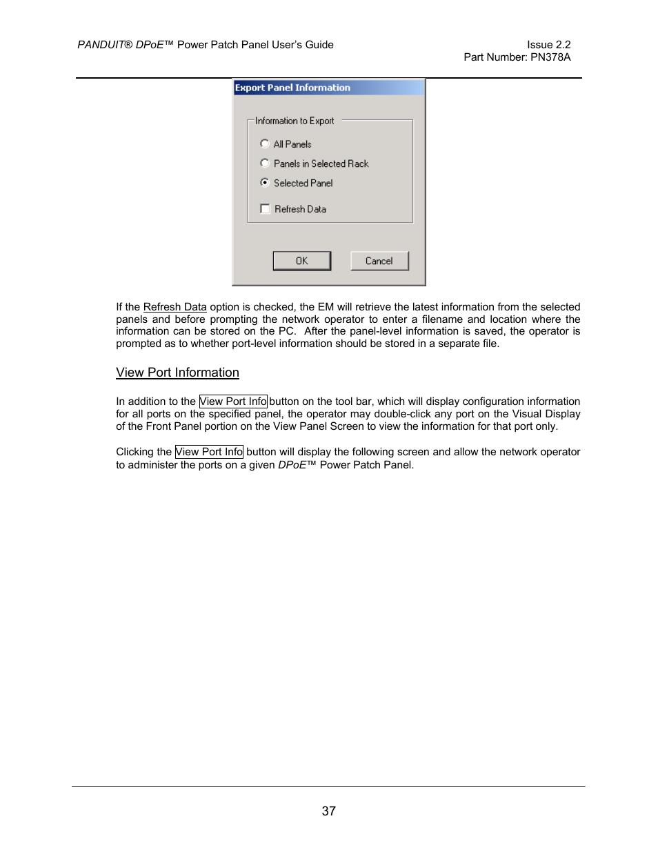 Panduit DPOE24S1X User Manual | Page 38 / 64