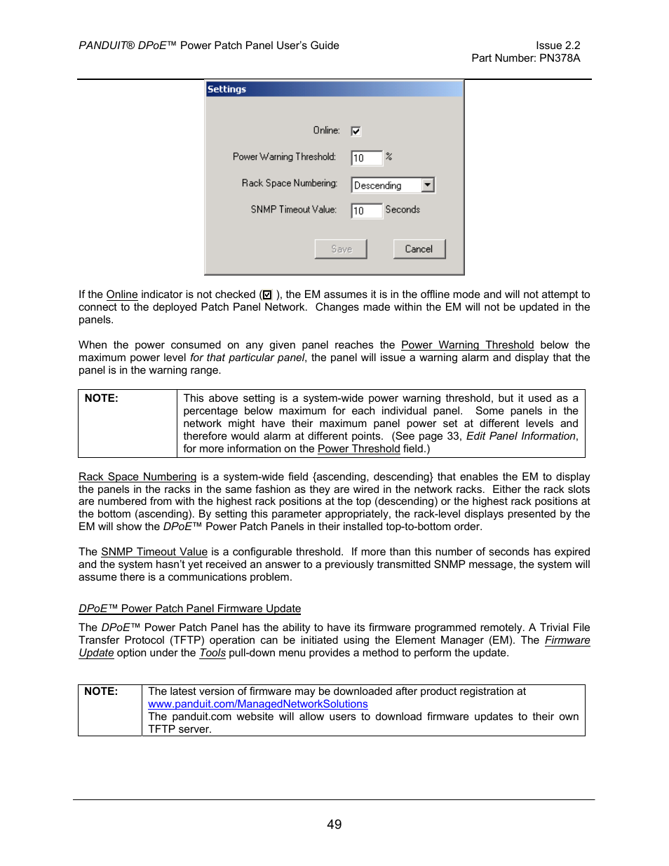 Panduit DPOE24S1X User Manual | Page 50 / 64